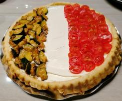 Torta salata tricolore