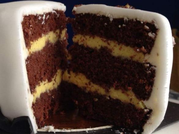 Pan di Spagna alto al cacao (per cake design)