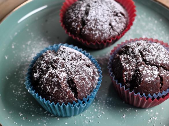 MUFFIN VEGANI CIOCCOLATO E ARANCIA