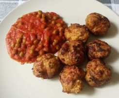 polpette di carne e verdure