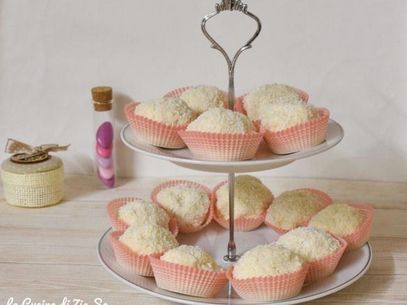 Tartufini al cioccolato bianco contest "cena davanti alla tv"