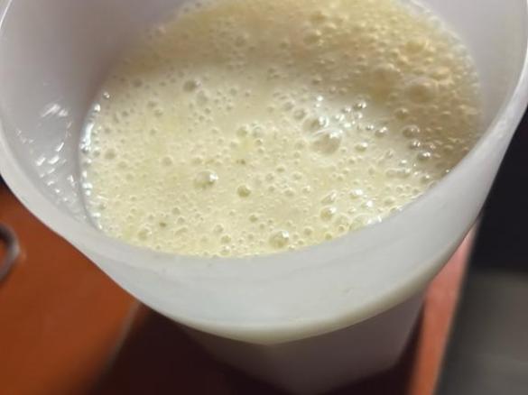 Frullato alla banana con acqua