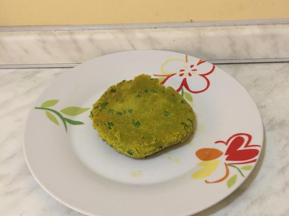 Hamburger di piselli e mais al curry-Contest legumi