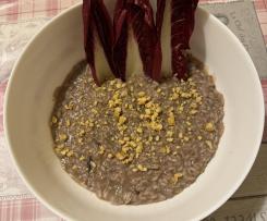 Risotto ai finocchi, radicchio e noci