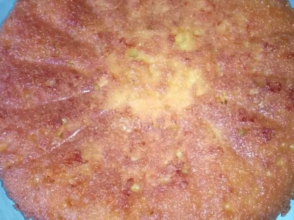 ciambellone glassato all'arancia