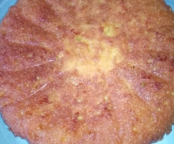 ciambellone glassato all'arancia