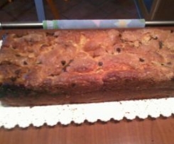 Plumcake di mele con gocce di cioccolato
