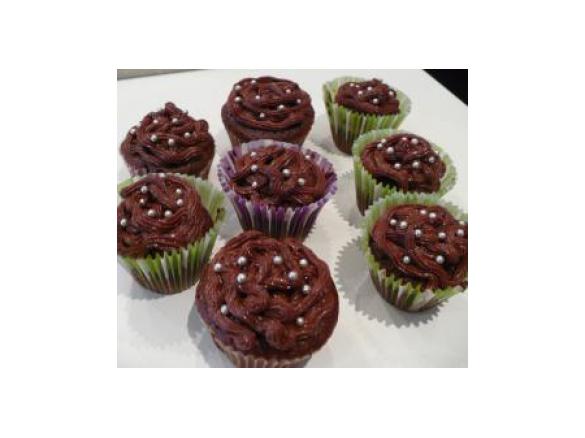 cupcakes al cioccolato con profumo d'arancia