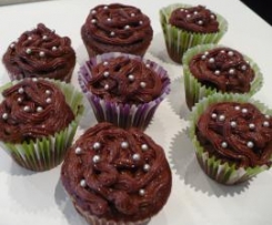 cupcakes al cioccolato con profumo d'arancia