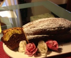 Plumcake variegato al cioccolato