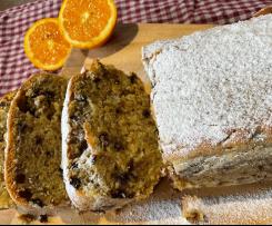 Plumcake Arancia frutta secca e gocce di cioccolato senza lattosio