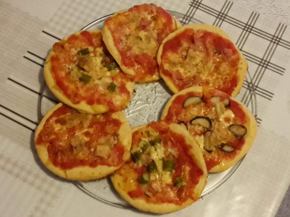 Fantasia di pizzette senza glutine