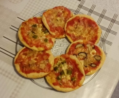 Fantasia di pizzette senza glutine