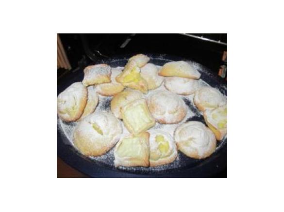 genovesi alla crema o ericine alla ricotta (nutella) 