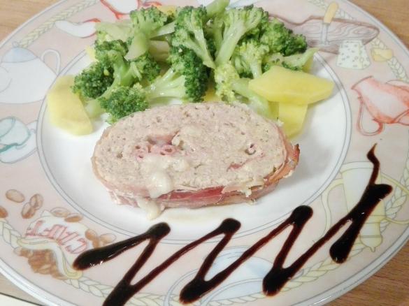 Polpettone allo speck con pere al cognac Contest settembre