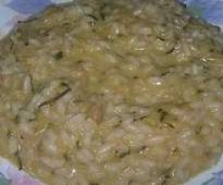 Risotto con zucchine e pecorino