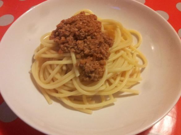Bucatini al ragù di bufalo