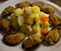 COZZE AL GRATIN 