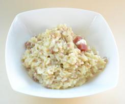 Risotto robiola e speck