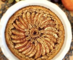 Crostata d’autunno con mele e noci