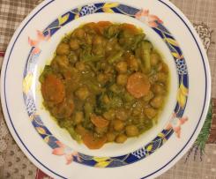 Zuppa cremosa ai ceci