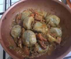 Gnocchi di pane integrale con pomodorini, porcini e speck-Contest gnocchi