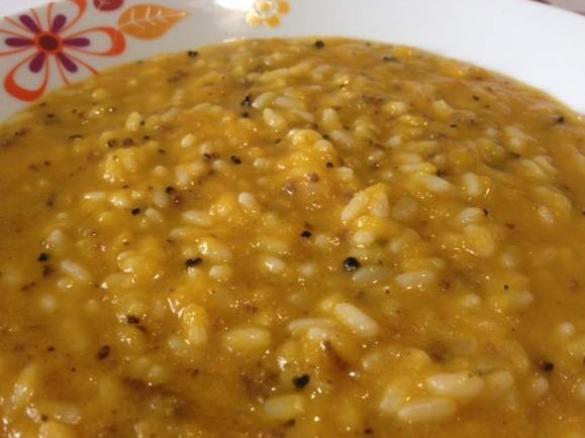 Risotto zucca e tartufo