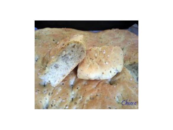 Focaccia morbidosa alle olive