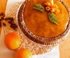 Crostata morbida all’arancia con mandorle e carote