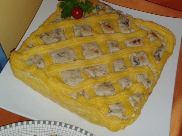 Polenta ripiena d'autunno