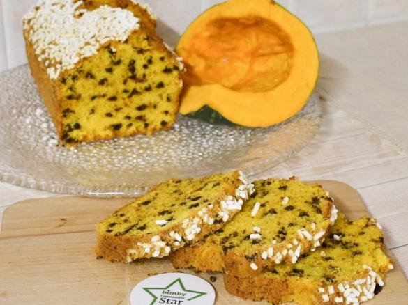 Plumcake alla zucca e gocce di cioccolato