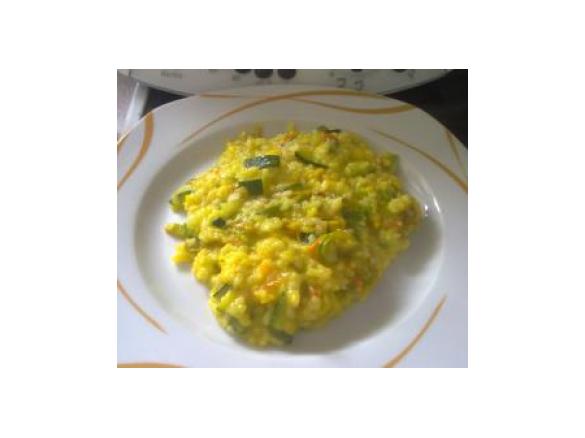 Risotto zucchini e fiori