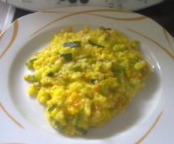 Risotto zucchini e fiori