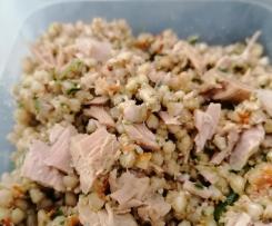 Insalata di grano saraceno  con finto pesto di rucola - contest lunchbox