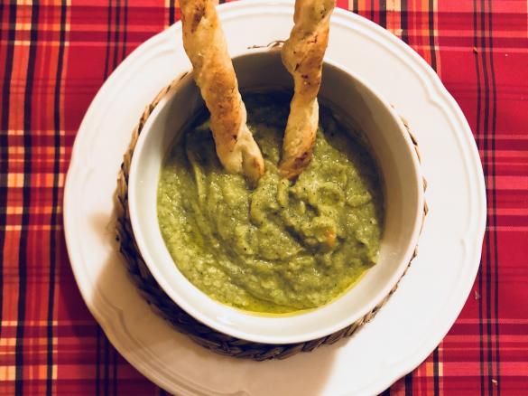 Torcetti di sfoglia ripieni di patate e parmigiano - contest accompagnamento zuppe