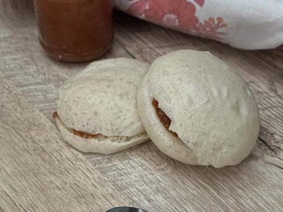 Panini cotti al vapore con varoma