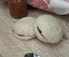 Panini cotti al vapore con varoma