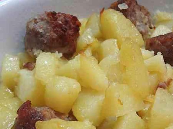 Salsicce e patate al Varoma