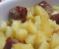 Salsicce e patate al Varoma