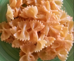 farfalle alla crema di peperoni