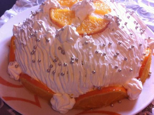 Zuccotto delle Feste all'arancia (Natale e non solo)