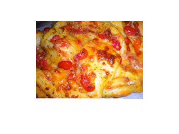 SFOGLIA ALLE OLIVE E POMODORINI