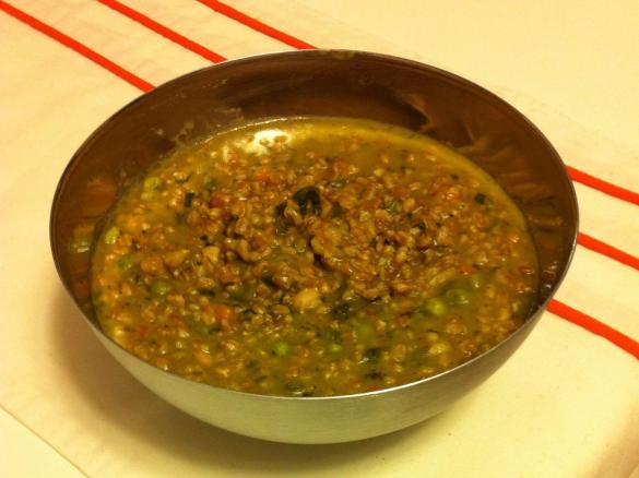 Farro Perlato con Minestrone