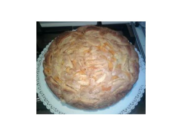 TORTA DI MELE E PESCHE
