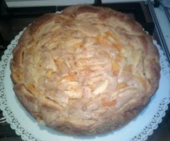 TORTA DI MELE E PESCHE