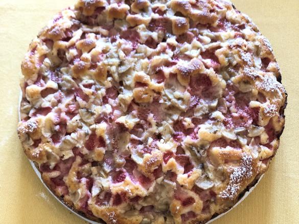 Torta morbidosa fragole e banane - contest 40 anni di Bimby
