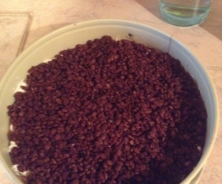 Cheesecake con riso soffiato