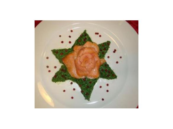Fiore di salmone (Natale)