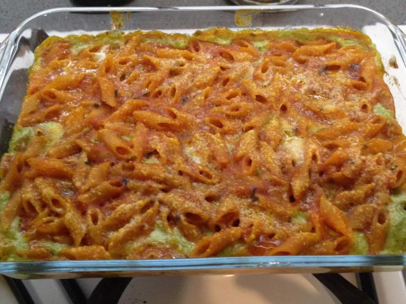 pasta risotta con pesto di zucchine