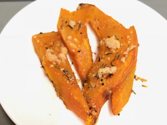 Zucca al parmigiano e erbe al forno - contest contorni di verdura